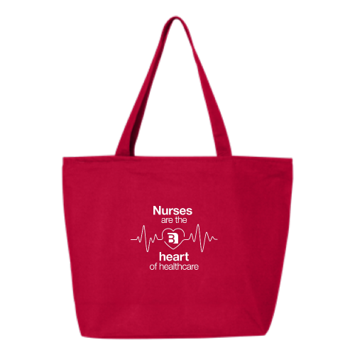 NursesWeek - 24.5L Canvas Zippered Tote v1