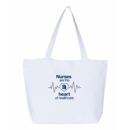 NursesWeek - 24.5L Canvas Zippered Tote v2